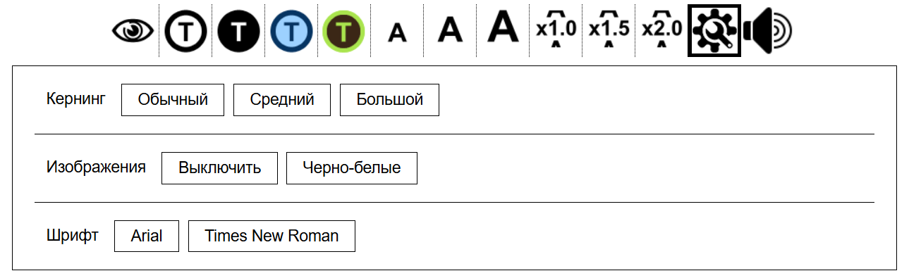Mod ST Vision панель управления
